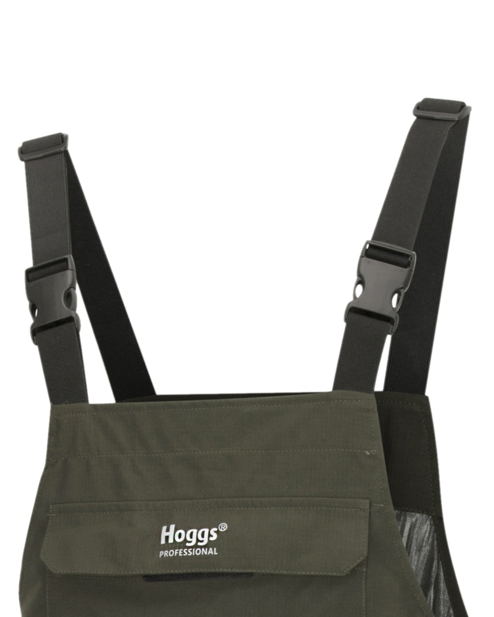 Green Coloured Hoggs of Fife Green King II Waterproof Bib & Brace on white background #colour_green