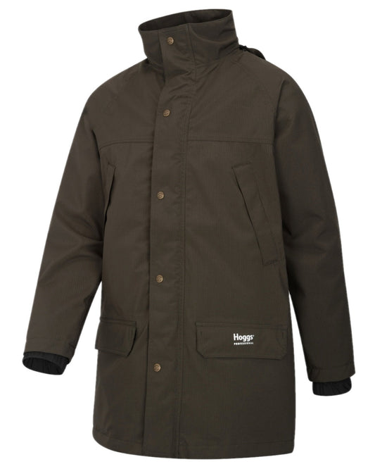 Green Coloured Hoggs of Fife Green King II Waterproof Jacket on white background #colour_green