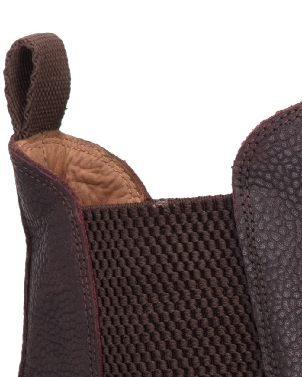 Dark Brown Coloured Hoggs of Fife Helmsdale Full Grain Dealer Boots on white background #colour_dark-brown