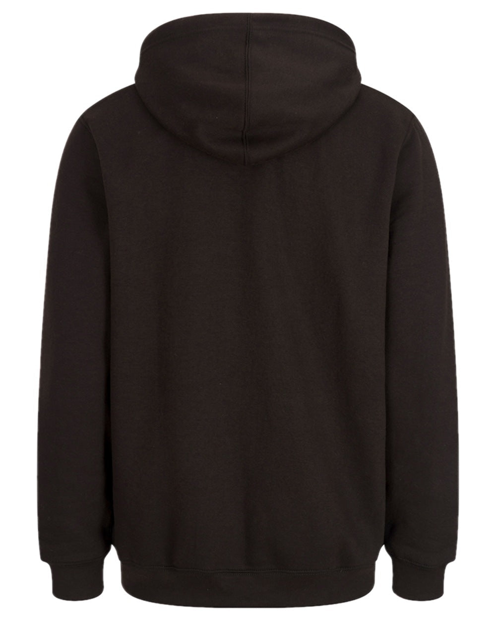 Black Coloured Hoggs of Fife Hoggs Professional Hoodie on white background #colour_black