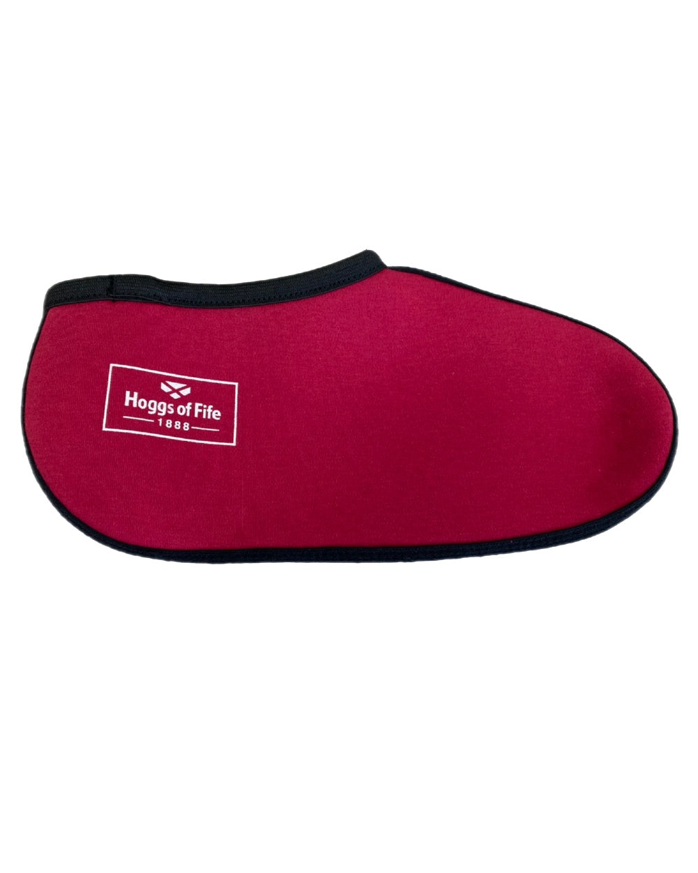 Burgundy Coloured Hoggs of Fife Insulated Boot Sock on white background #colour_burgundy