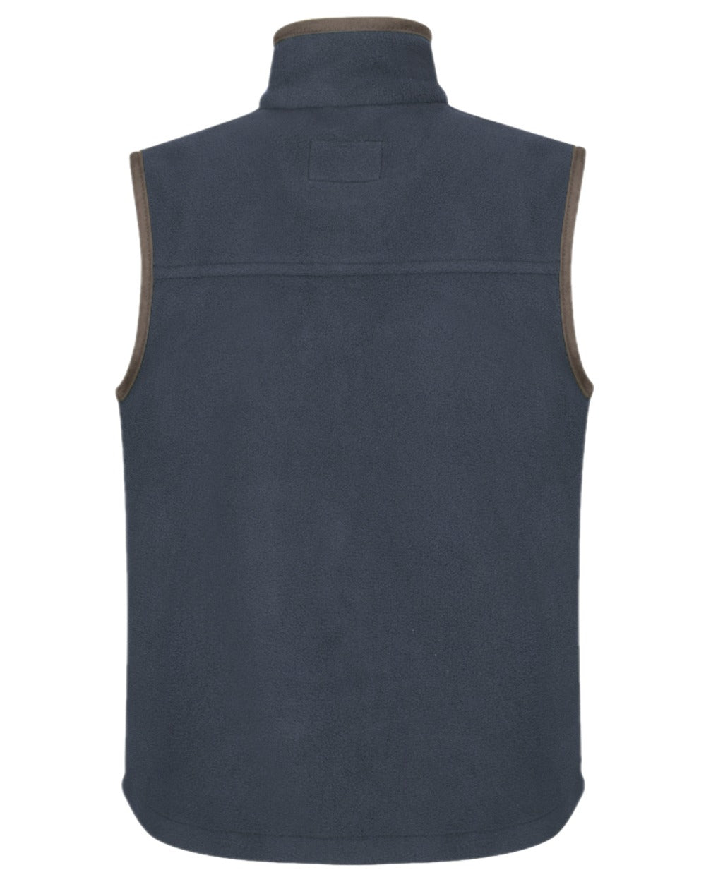 Navy Coloured Hoggs of Fife Junior Woodhall Fleece Gilet on white background #colour_navy