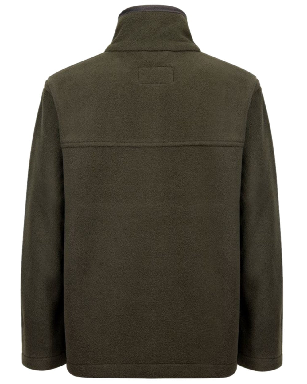 Green Coloured Hoggs of Fife Junior Woodhall Fleece Jacket on white background #colour_green