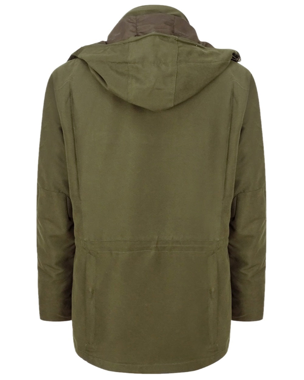 Olive Green Coloured Hoggs of Fife Kincraig Waterproof Field Jacket on white background #colour_olive-green