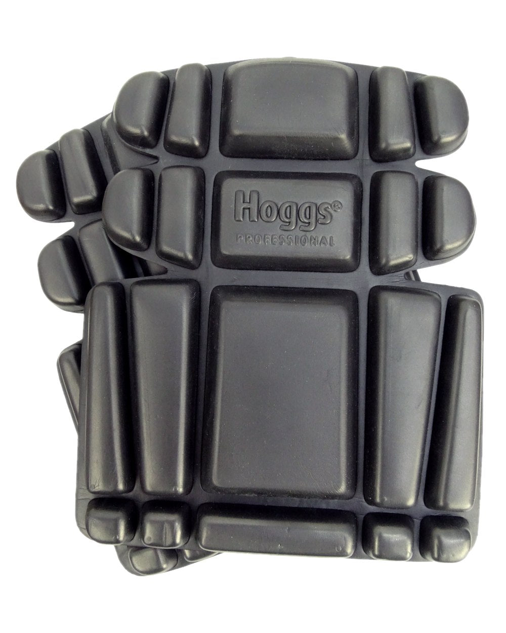 Black Coloured Hoggs of Fife Knee Pads on white background #colour_black