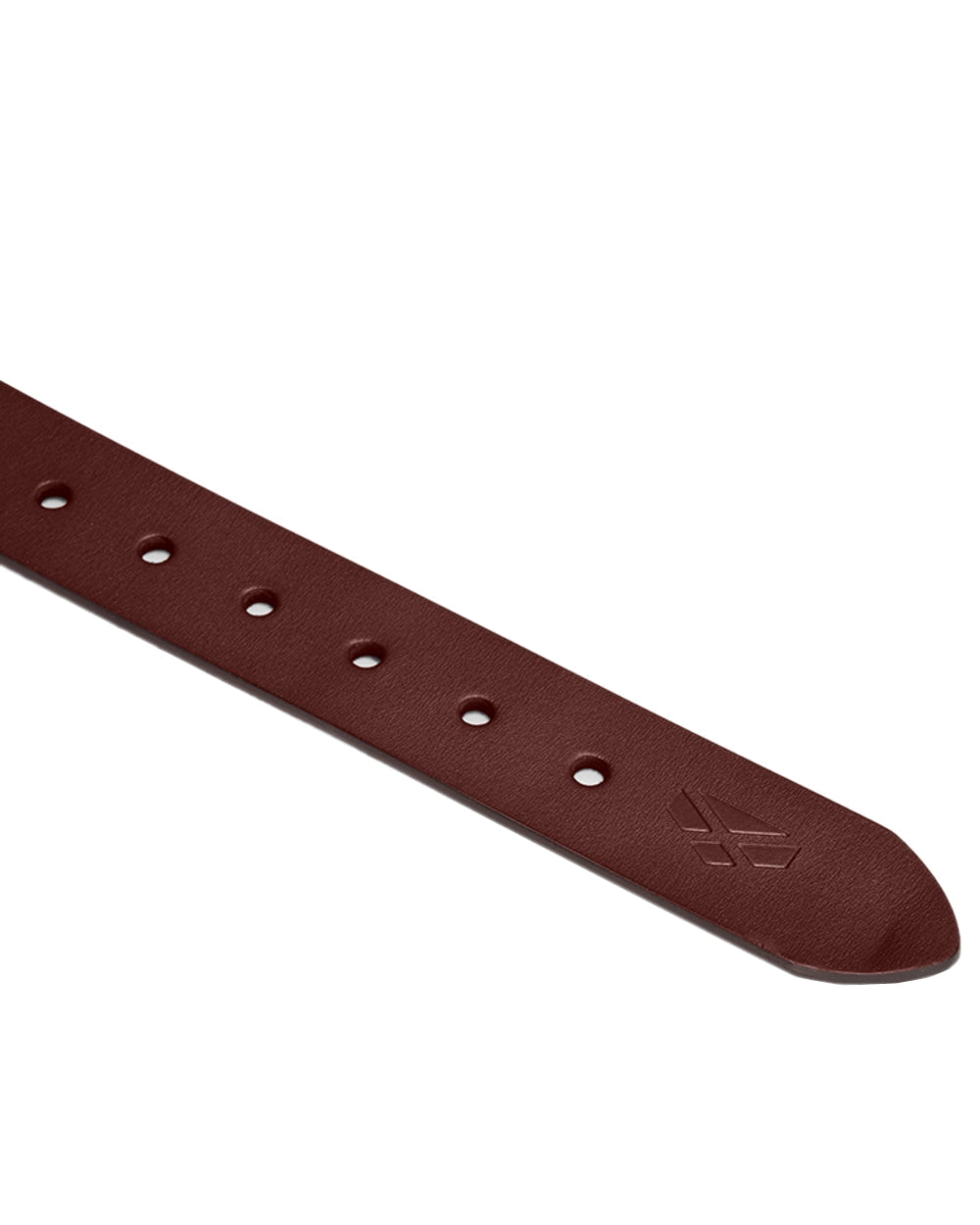 Dark Brown Coloured Hoggs of Fife Luxury Leather Belts on white background #colour_dark-brown