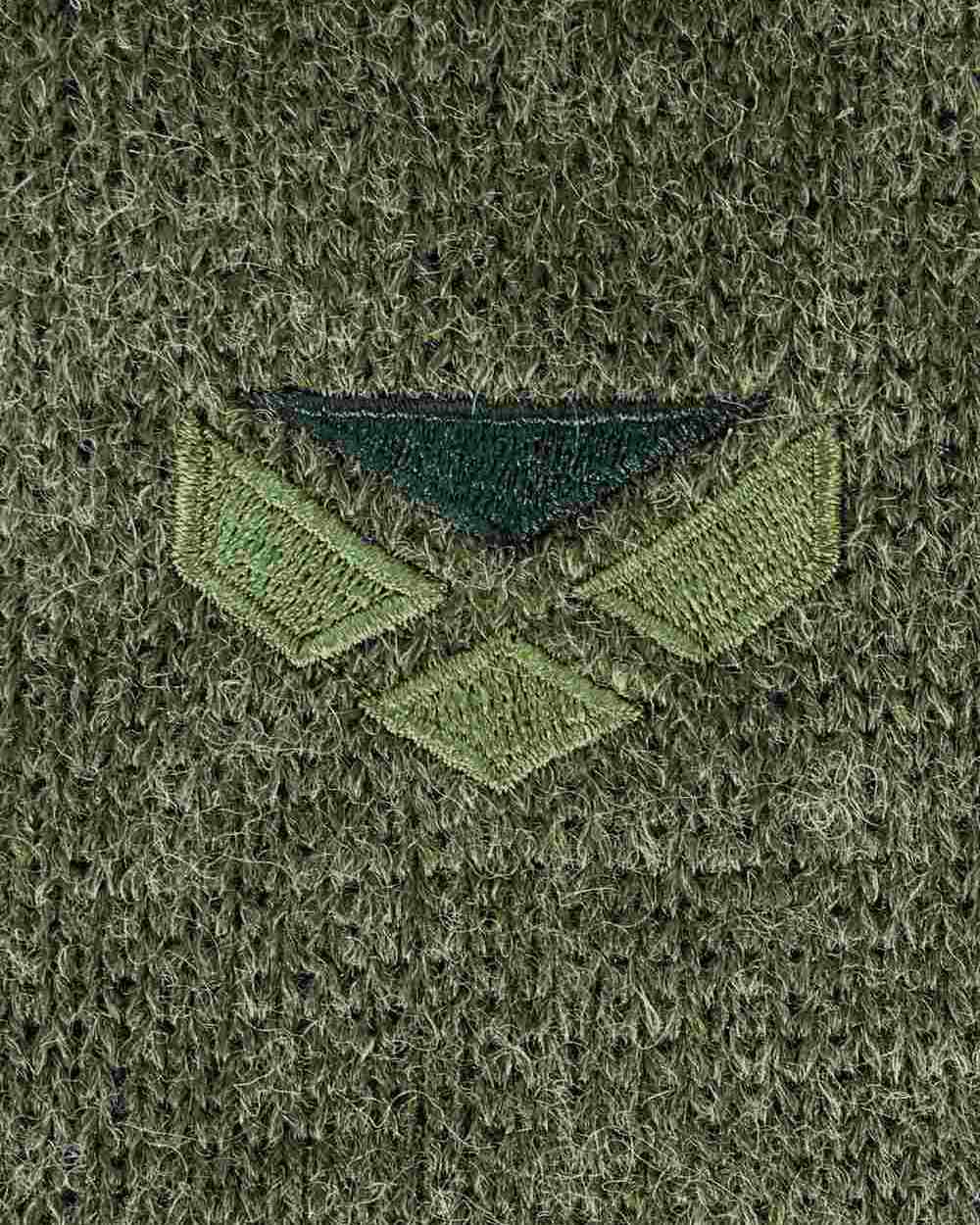 Marled Green Coloured Hoggs of Fife Melrose Hunting Pullover on white background #colour_marled-green