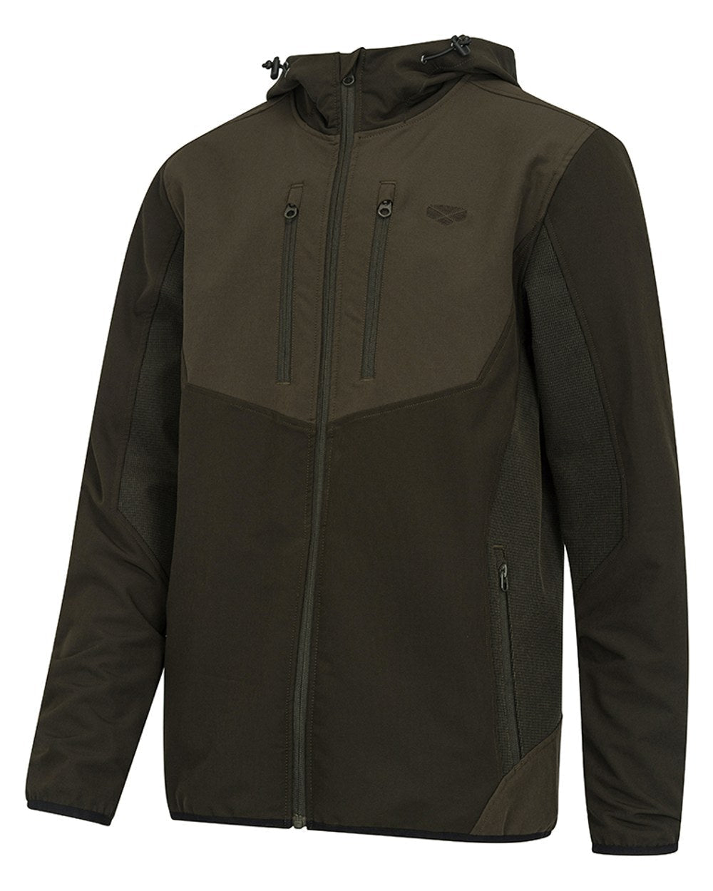 Green Coloured Hoggs of Fife Mens Ardross 4 Way Active Jacket on white background #colour_green