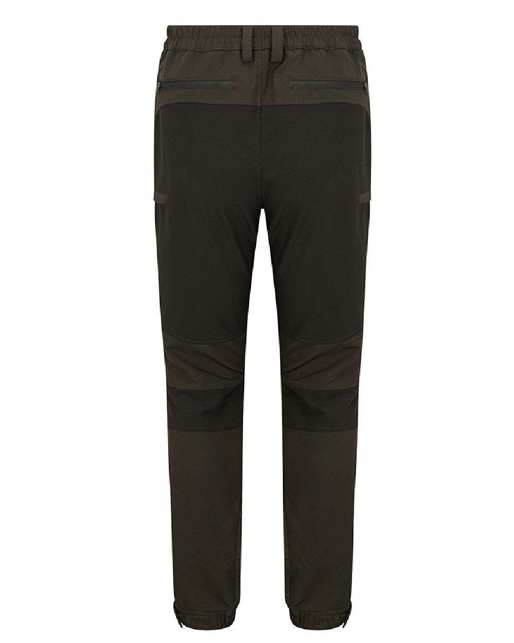 Green Coloured Hoggs of Fife Mens Ardross 4 Way Active Trousers on white background #colour_green