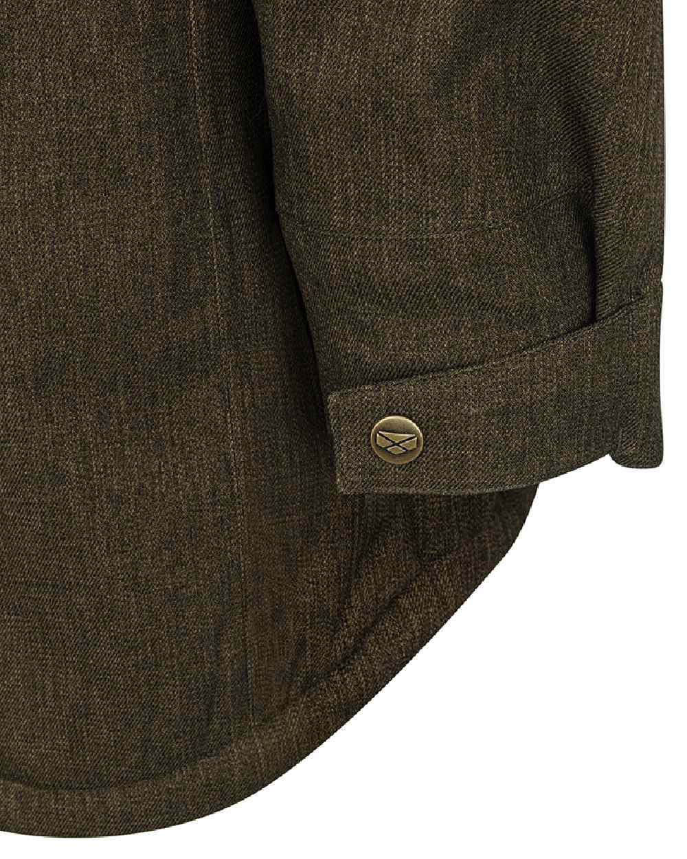 Forest Green coloured Hoggs of Fife Mens Argyll II Jacket on white background #colour_forest-green