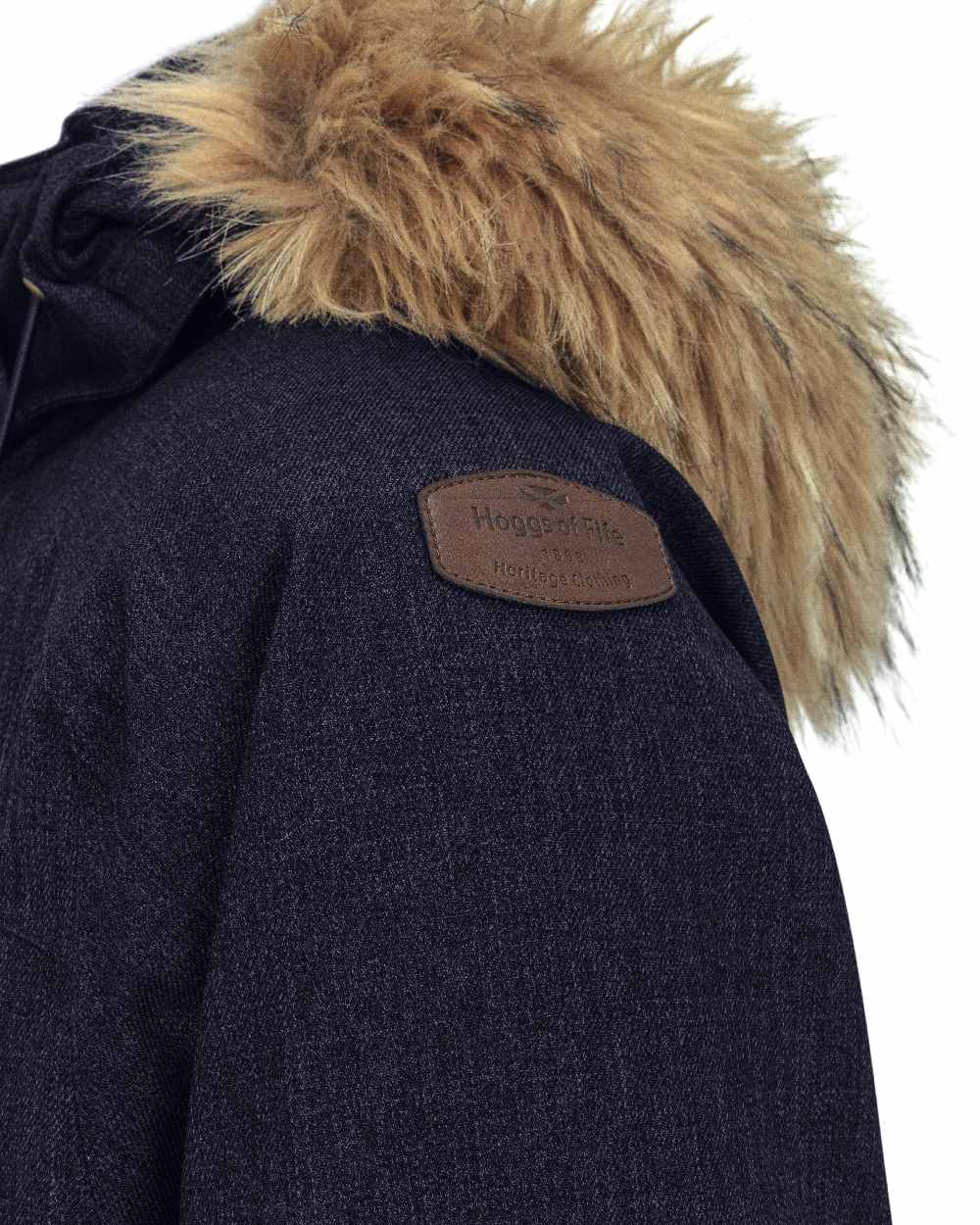 Marine Navy coloured Hoggs of Fife Mens Argyll II Jacket on white background #colour_marine-navy