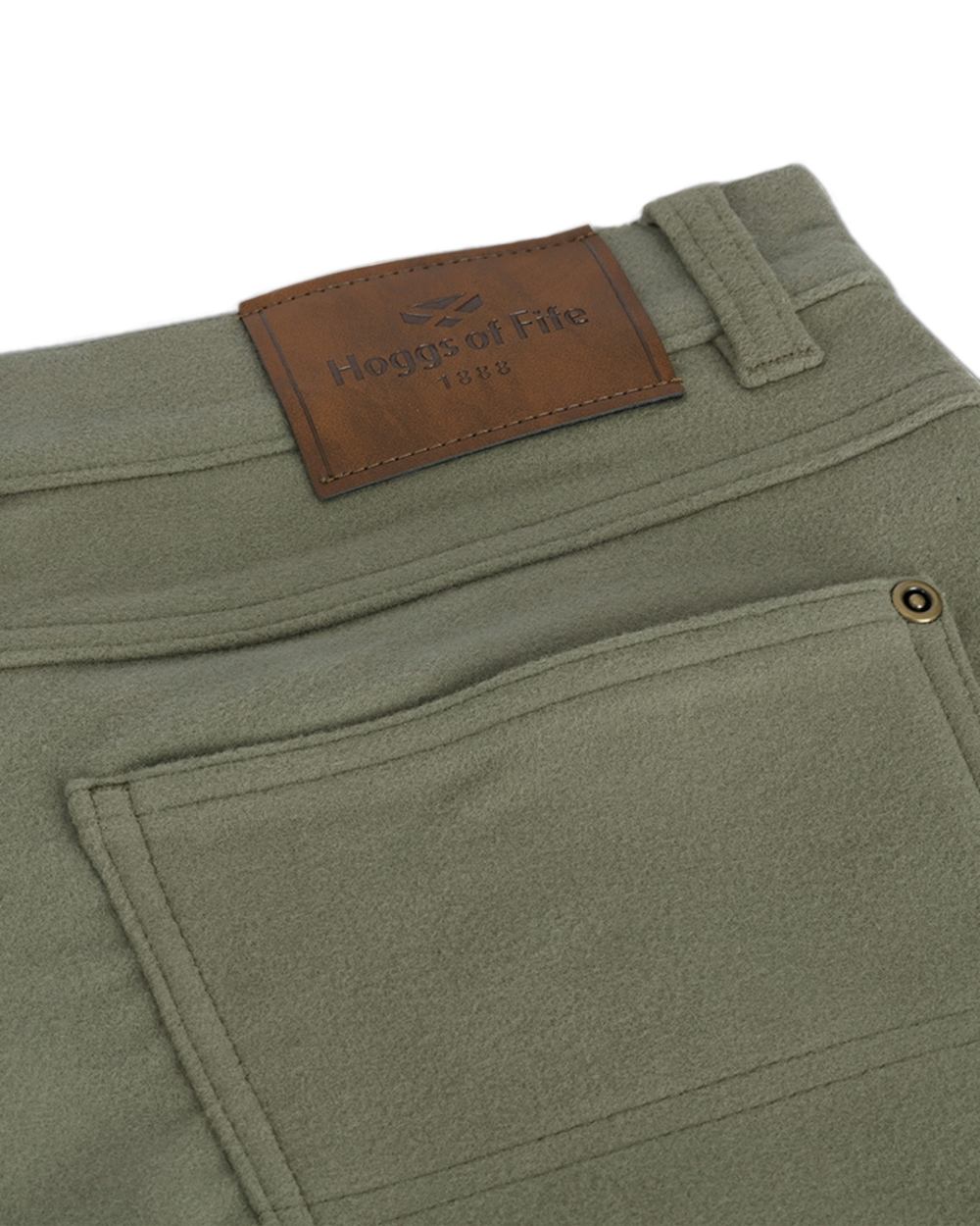 Lovat Coloured Hoggs of Fife Monarch II Moleskin Jeans on white background #colour_lovat