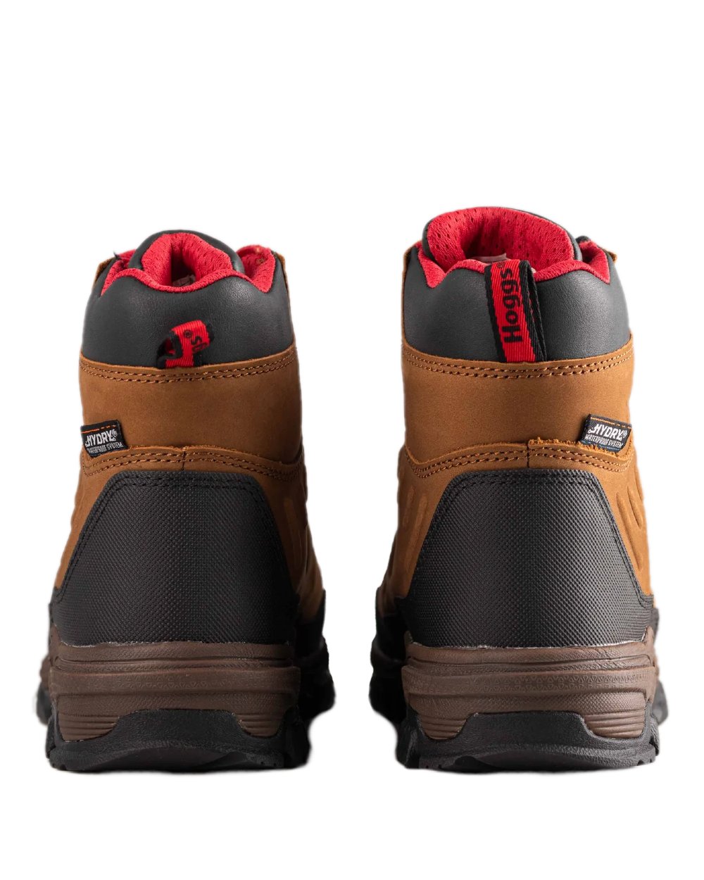 Tan Nubuck Coloured Hoggs of Fife Poseidon S3 Safety Lace-Up Boots on white background #colour_tan-nubuck