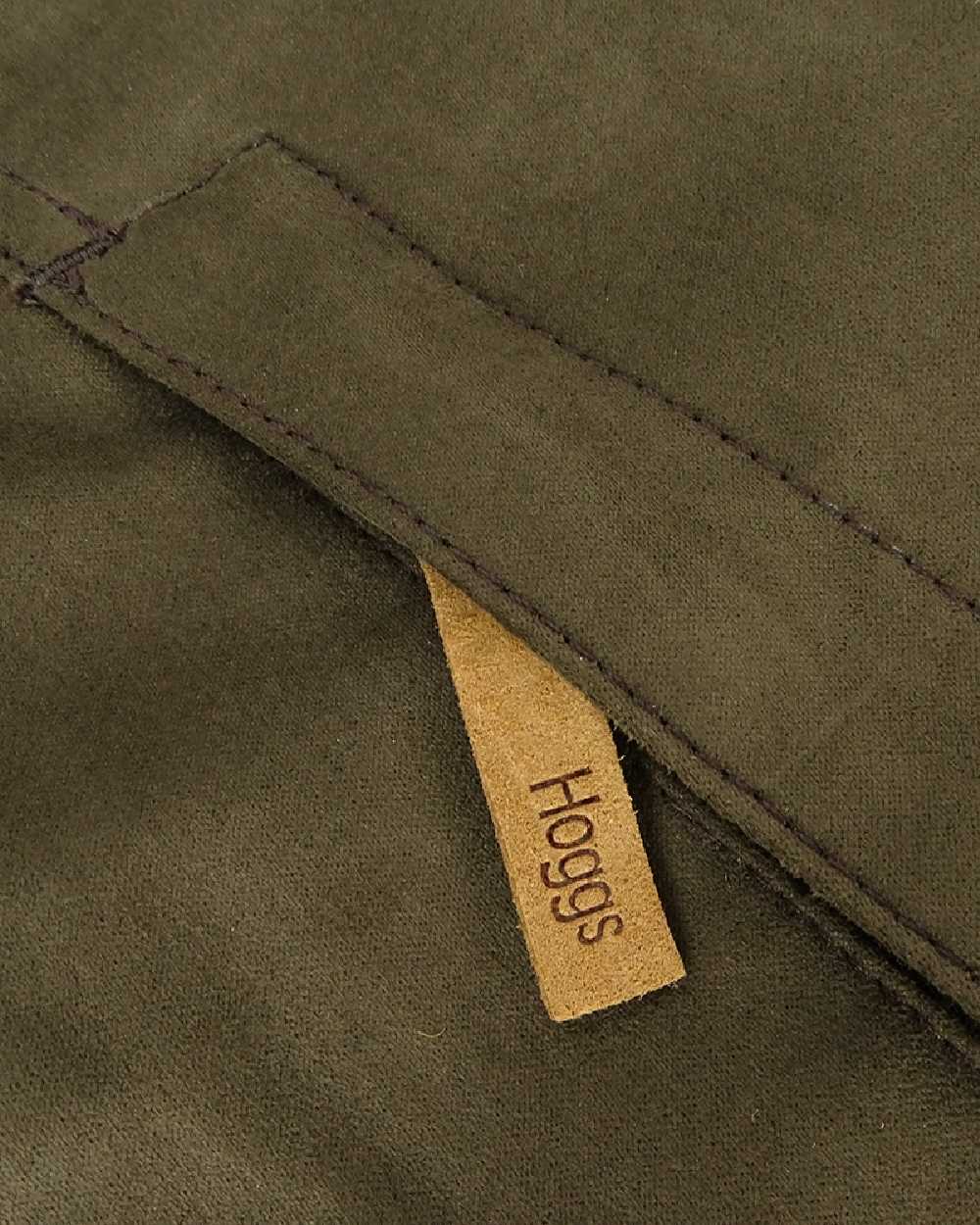 Field Green Coloured Hoggs of Fife Rannoch Ladies Hunting Jacket on white background #colour_field-green