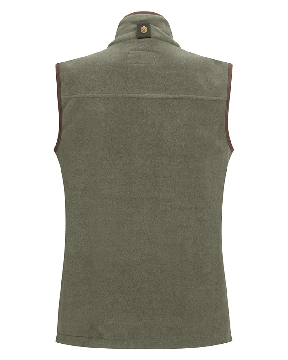 Lovat Coloured Hoggs of Fife Stenton Ladies Fleece Gilet on white background #colour_lovat