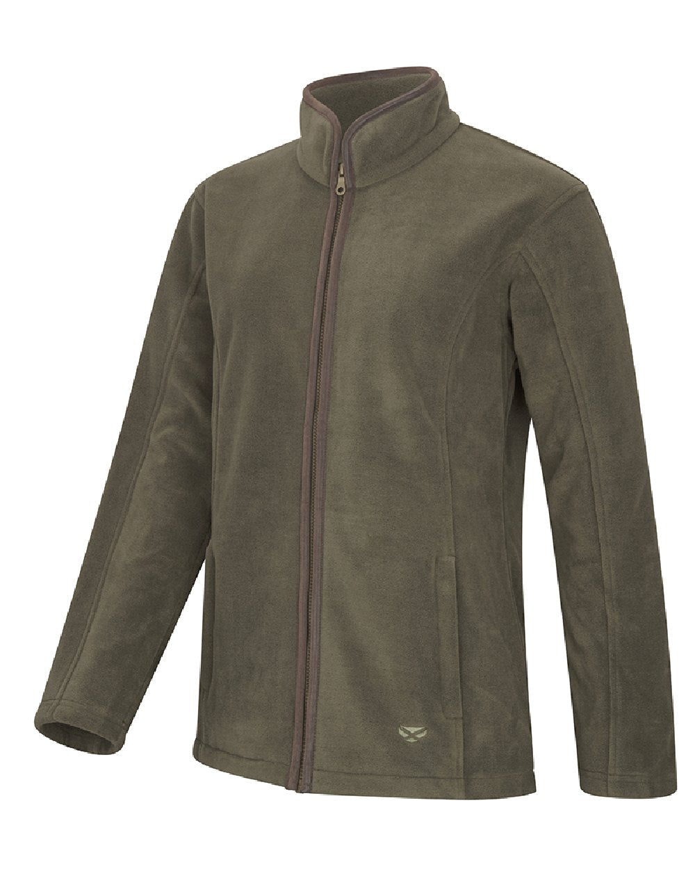 Lovat Coloured Hoggs of Fife Stenton Ladies Fleece Jacket on white background #colour_lovat