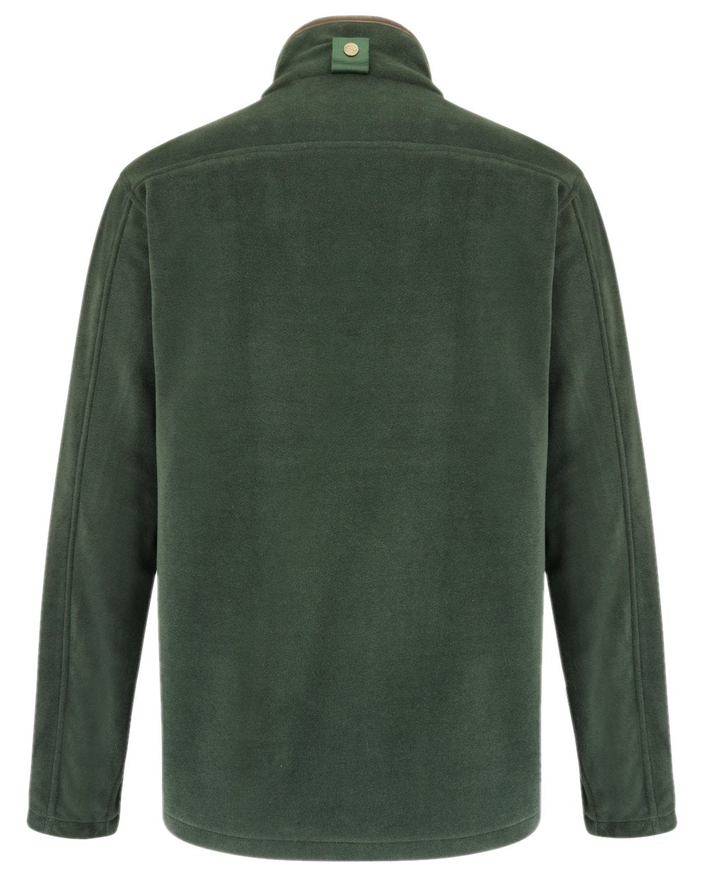 Pine Green Coloured Hoggs of Fife Stenton Technical Fleece Jacket on white background #colour_pine-green