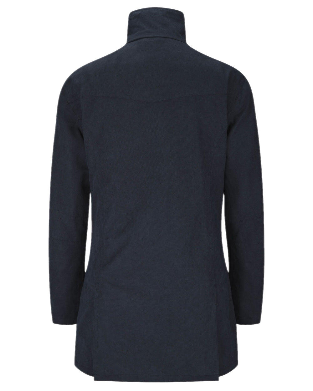 Navy Coloured Hoggs of Fife Struther Ladies Field Coat on white background #colour_navy