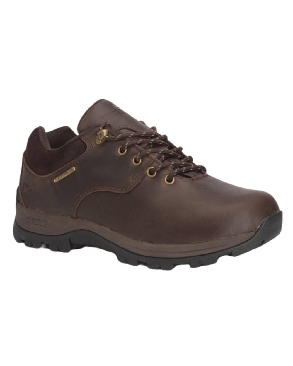 Brown Coloured Hoggs of Fife Torridon Waxy Leather Trek Shoes on white background #colour_brown