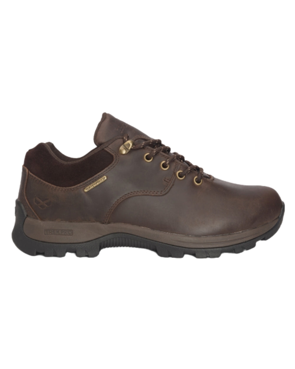 Brown Coloured Hoggs of Fife Torridon Waxy Leather Trek Shoes on white background #colour_brown