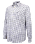 Navy White Check
