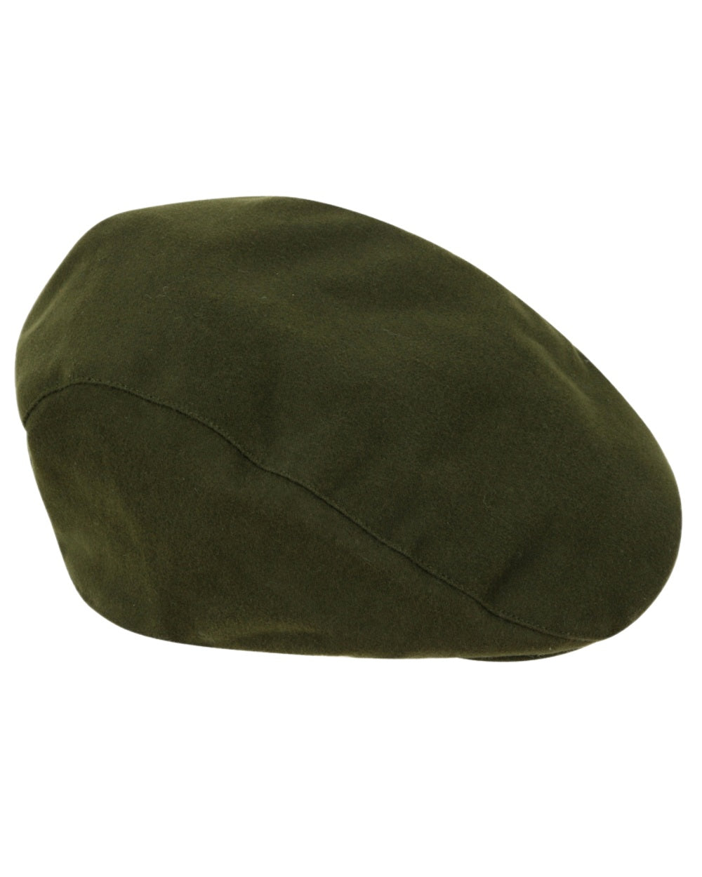 Dark Olive Coloured Hoggs of Fife Waterproof Moleskin Cap on white background #colour_dark-olive