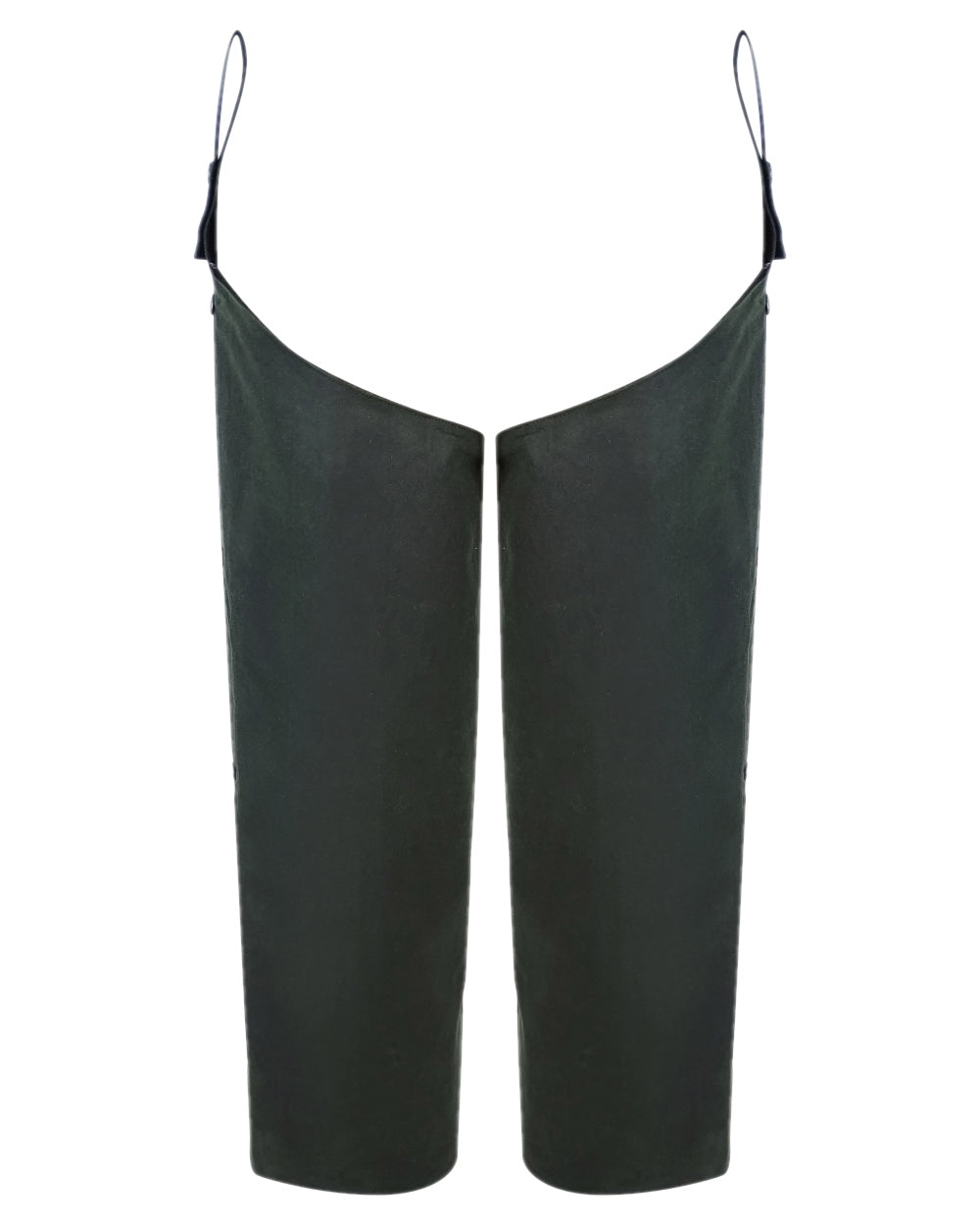 Olive Coloured Hoggs of Fife Waxed Leggings on white background #colour_olive