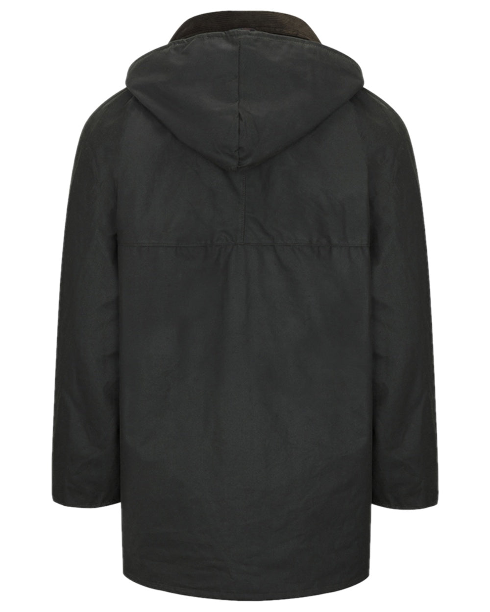 Olive Coloured Hoggs of Fife Woodsman Waxed Jacket on white background #colour_olive