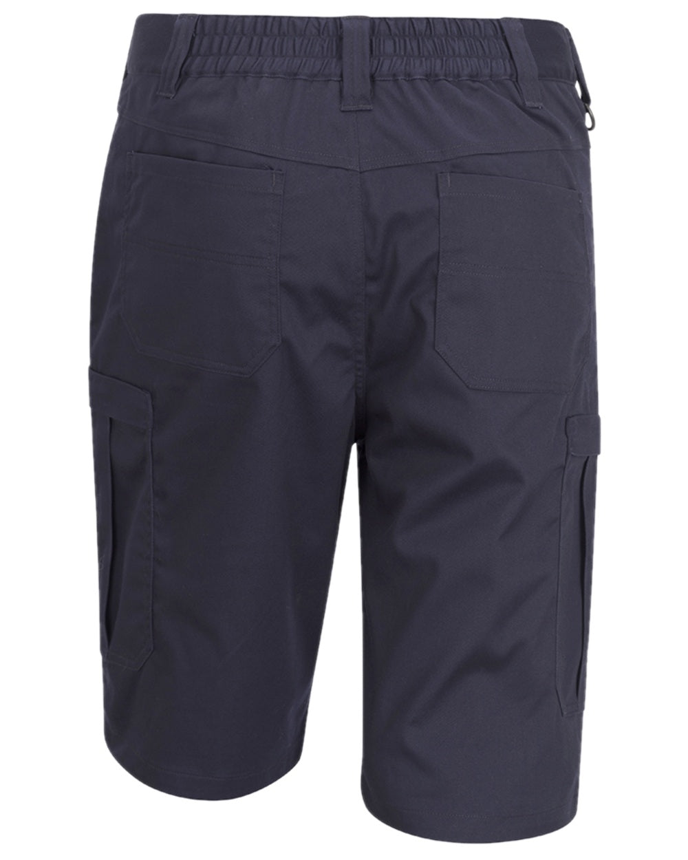 Navy Coloured Hoggs of Fife WorkHogg Utility Shorts on white background #colour_navy