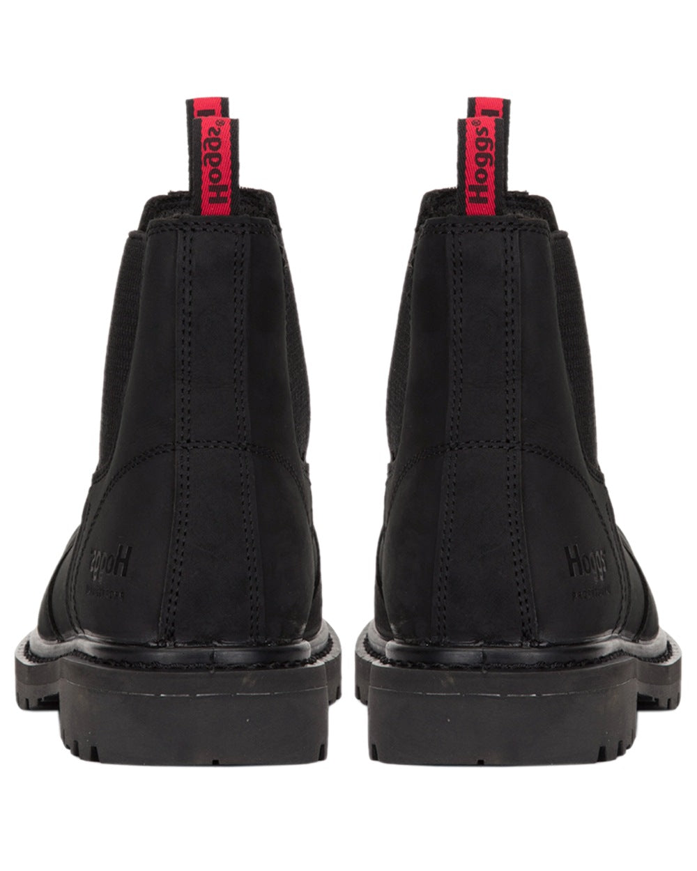 Crazy Horse Black Coloured Hoggs of Fife Zeus Safety Dealer Boots on white background #colour_crazy-horse-black
