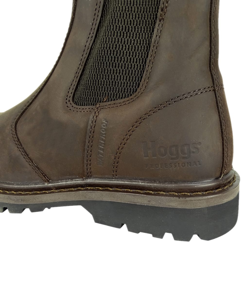 Crazy Horse Brown Coloured Hoggs of Fife Zeus Safety Dealer Boots on white background #colour_crazy-horse-brown