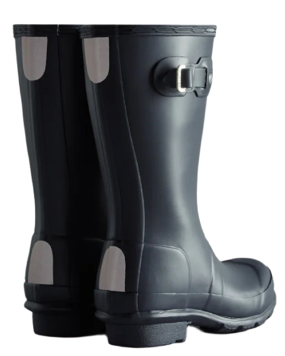 Navy coloured Hunter Little Kids Original Wellington Boots on white background #colour_navy