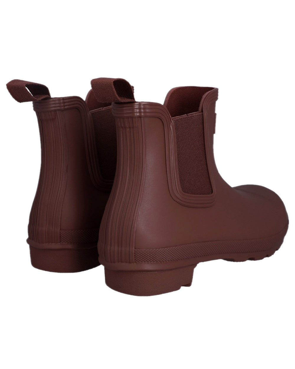 Merlot Coloured Hunter Womens Original Chelsea Boots on white background
#colour_merlot
