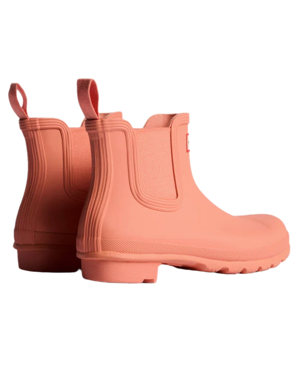 Terracotta Coloured Hunter Womens Original Chelsea Boots on white background
#colour_terracotta