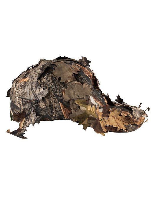 Camo coloured Jack Pyke 3D Leafy Baseball Hat on white background #colour_camo