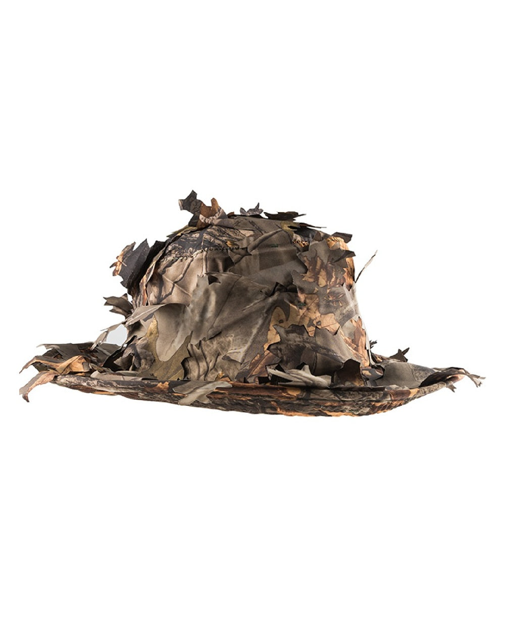 Camouflage coloured Jack Pyke 3D Leafy Bush Hat on white background #colour_camouflage