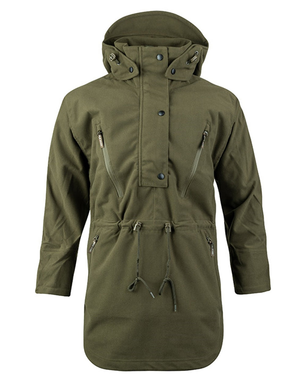 Moss Green Coloured Jack Pyke Argyll Smock On A White Background #colour_moss-green