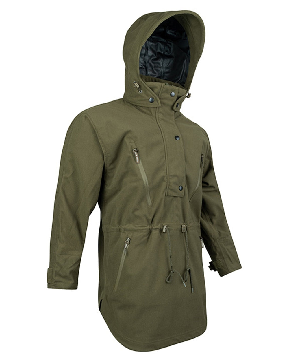Moss Green Coloured Jack Pyke Argyll Smock On A White Background #colour_moss-green