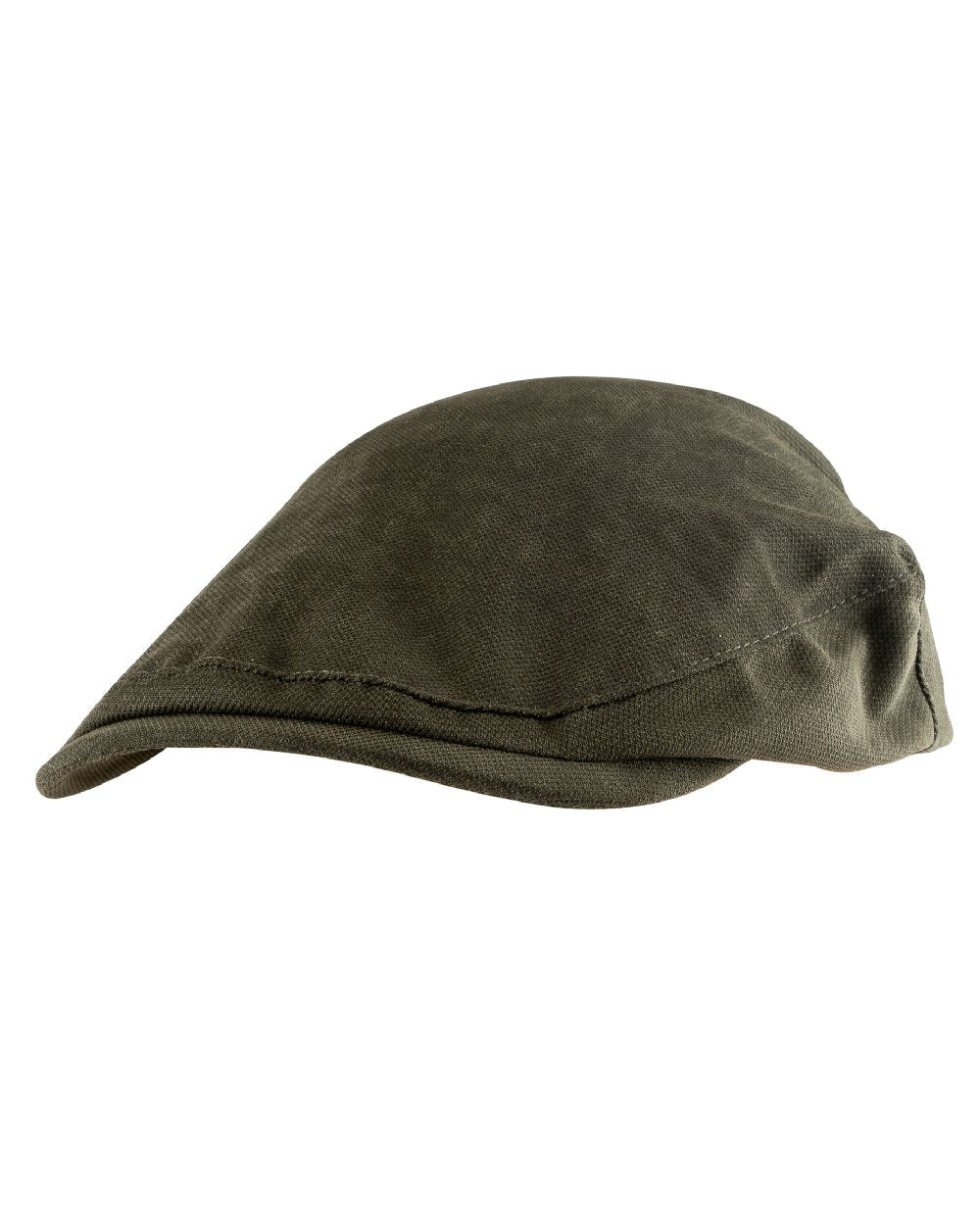 Olive coloured Jack Pyke Ashcombe Flat Cap on white background #colour_olive