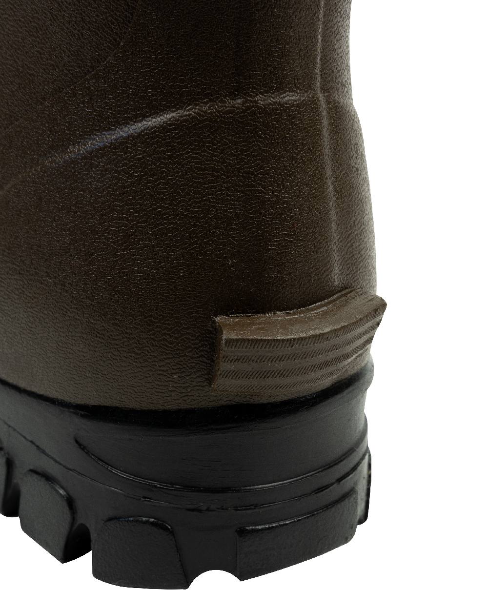 Brown coloured Jack Pyke Ashcombe Neoprene Wellington Boots on white background #colour_brown