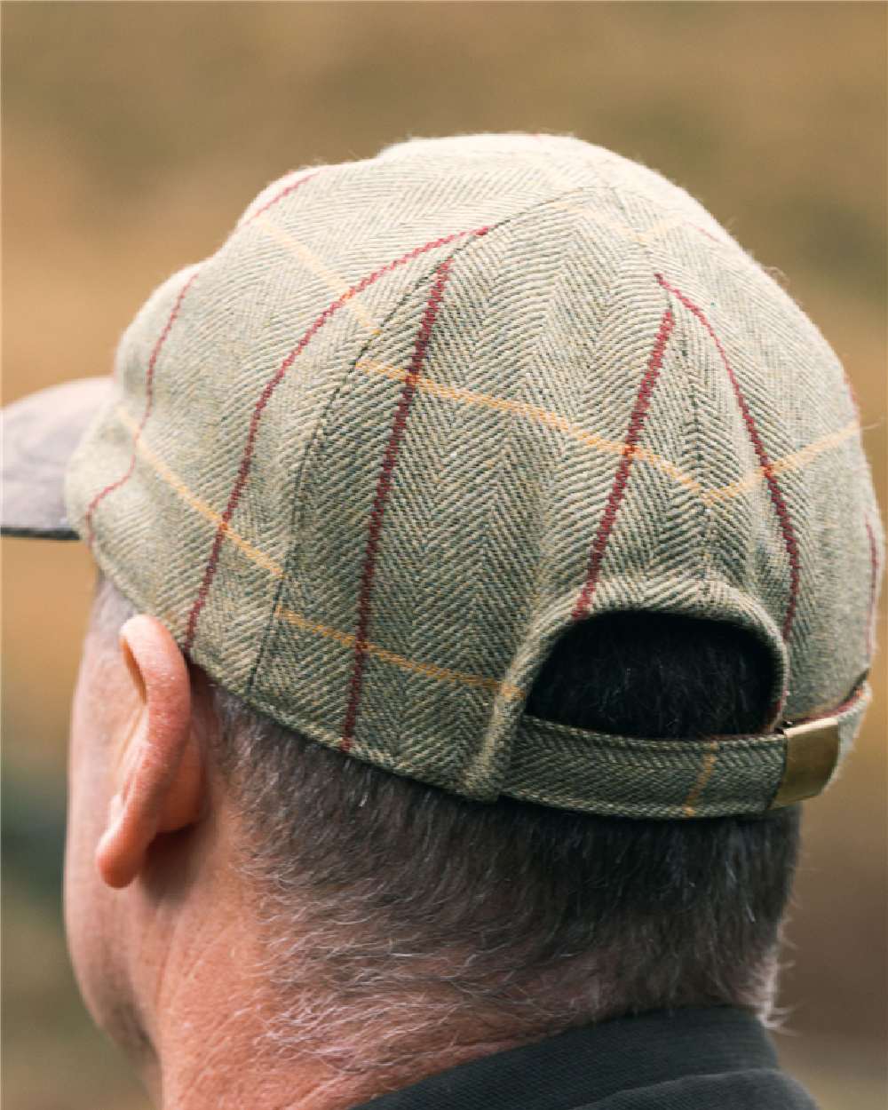 Tweed coloured Jack Pyke Baseball Hat on blurry background #colour_tweed