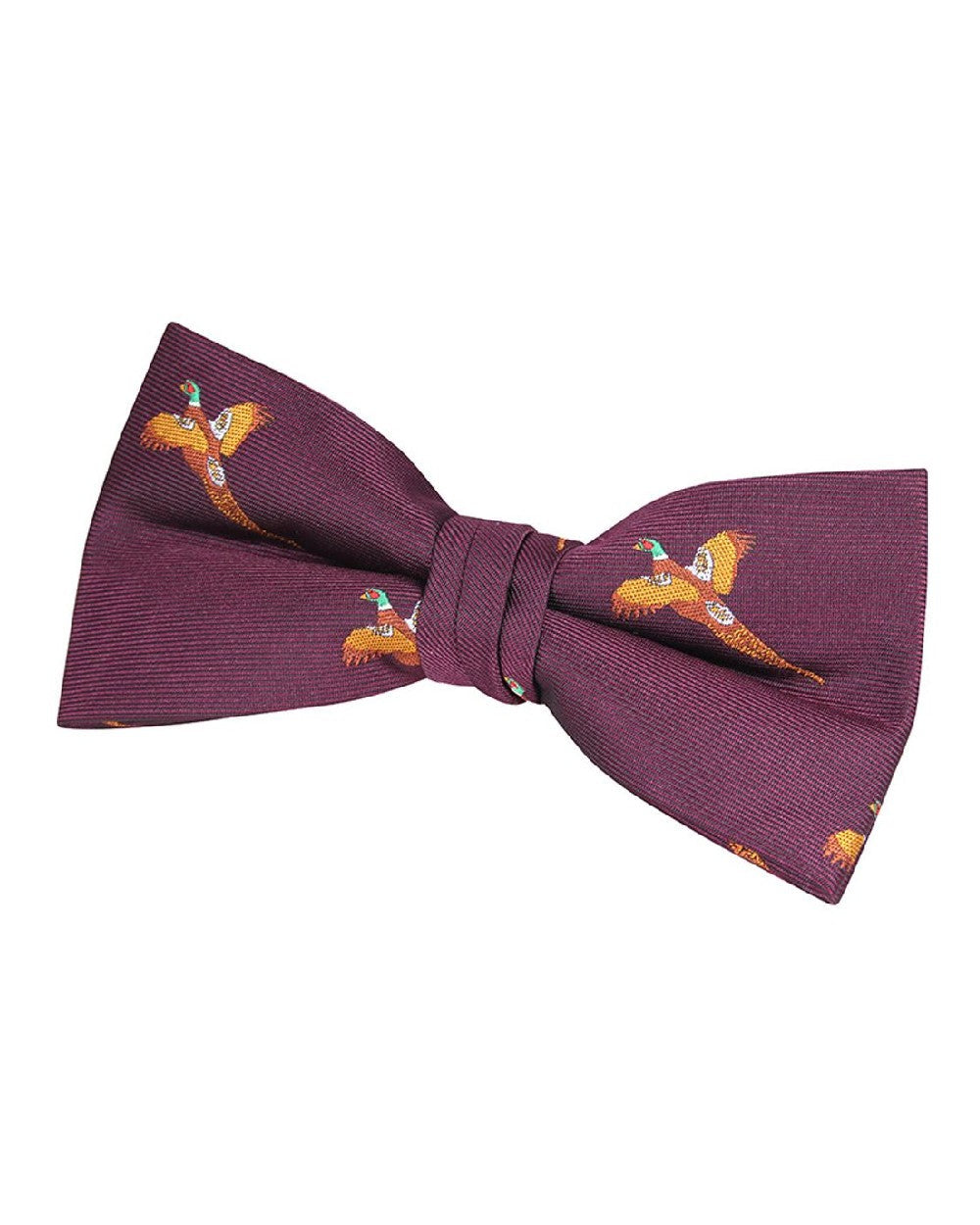 Wine coloured Jack Pyke Bow Tie on white background #colour_wine