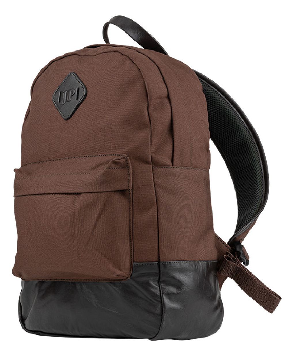 Brown coloured Jack Pyke Canvas Back Pack on white background #colour_brown