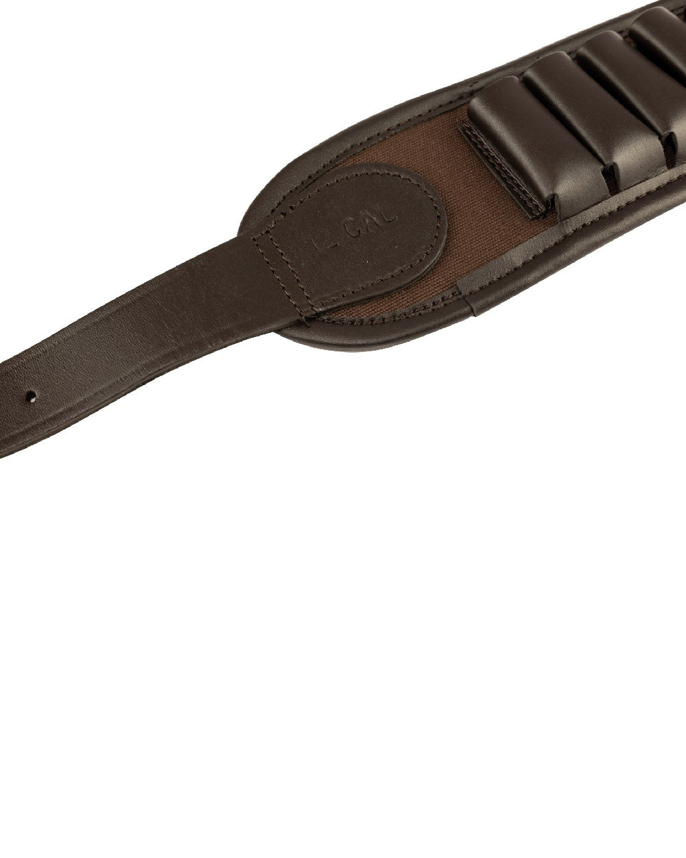 Brown coloured Jack Pyke Canvas Cartridge Belt on white background #colour_brown