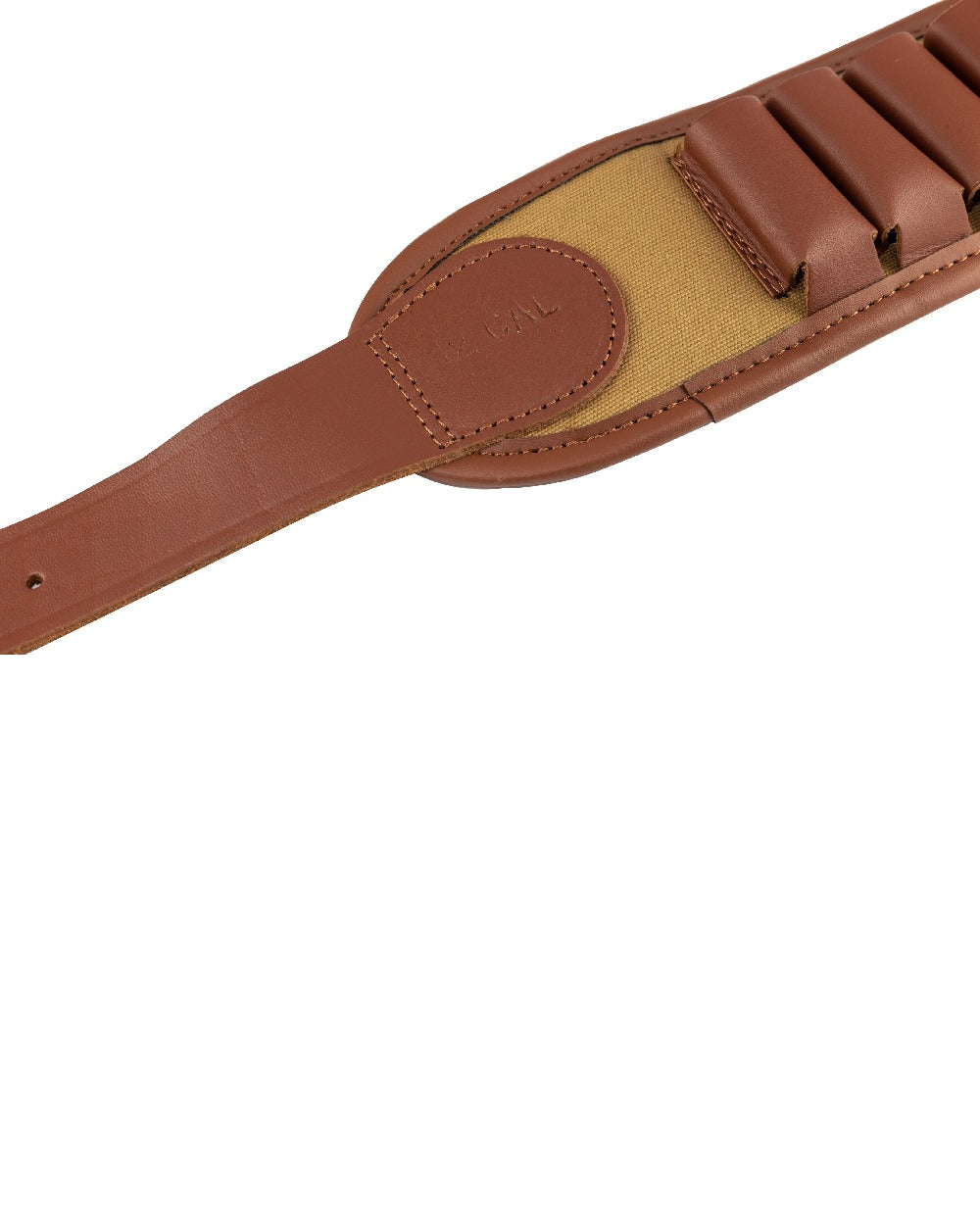 Fawn coloured Jack Pyke Canvas Cartridge Belt on white background #colour_fawn