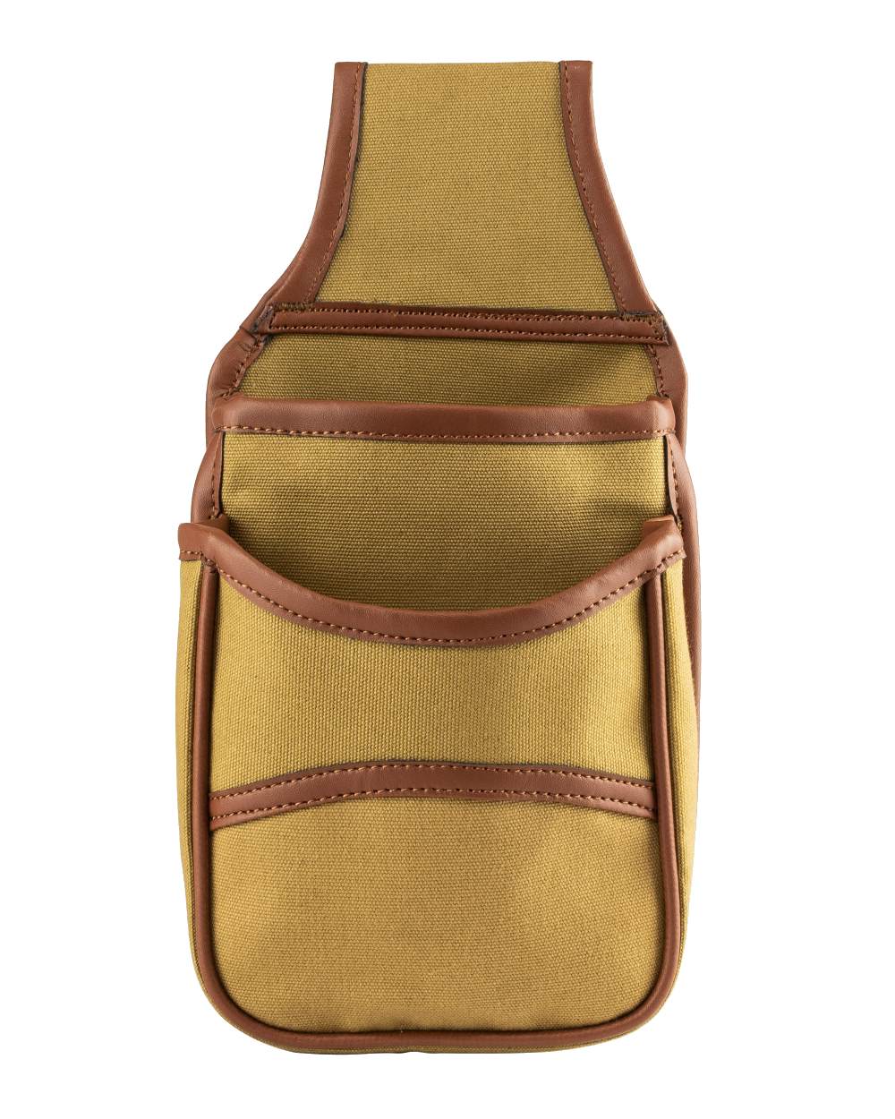 Fawn coloured Jack Pyke Canvas Cartridge Pouch on white background #colour_fawn