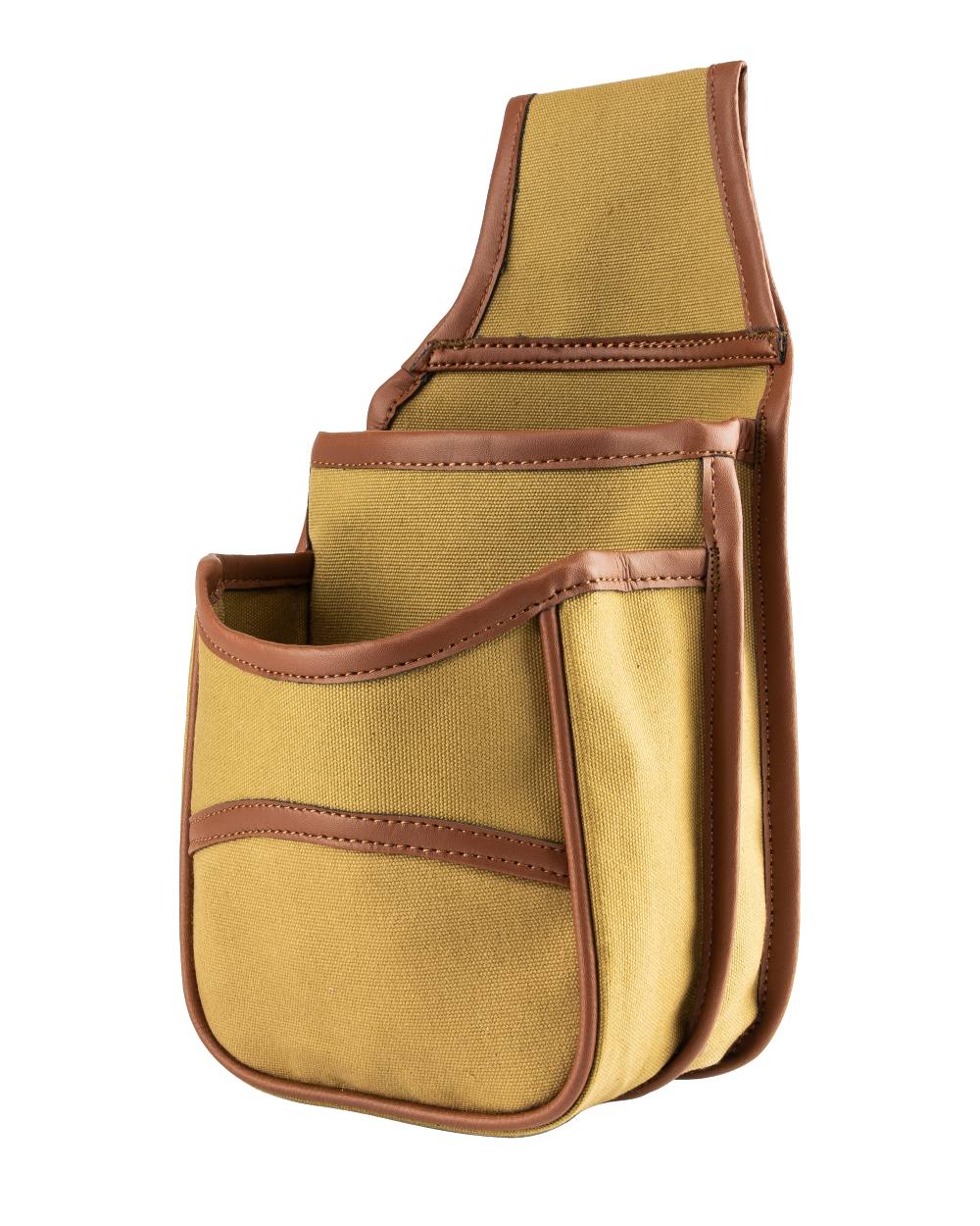 Fawn coloured Jack Pyke Canvas Cartridge Pouch on white background #colour_fawn