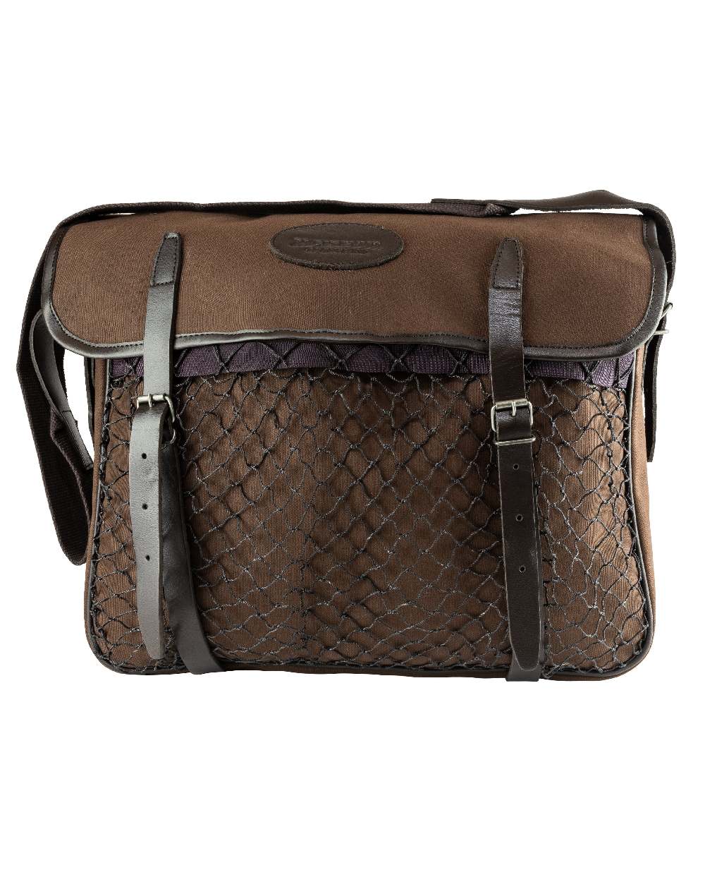 Brown coloured Jack Pyke Canvas Game Bag on white background #colour_brown