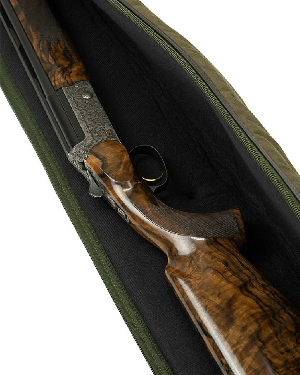 Green coloured Jack Pyke Canvas Shotgun Slip on white background #colour_green
