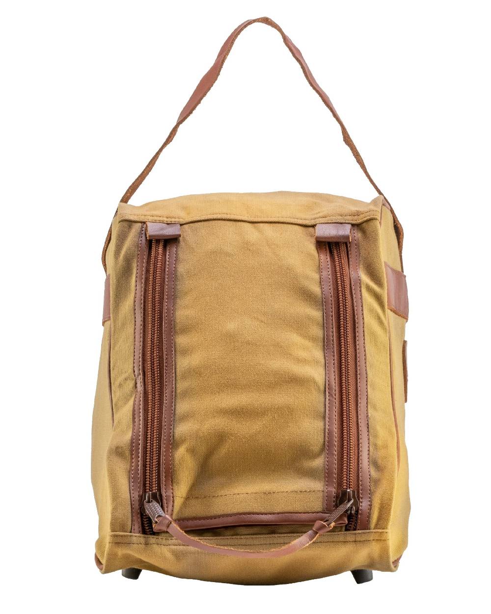 Fawn coloured Jack Pyke Canvas Walking Boot Bag on white background #colour_fawn